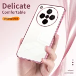 Transparent Plating Fine Hole Phone Case, For OPPO Find X8, For OPPO Find X8 Pro - Image 4