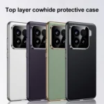 Genuine Leather PC Phone Case, For Xiaomi 15 Pro, For Xiaomi 15 - Image 2