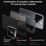 Genuine Leather PC Phone Case, For Xiaomi 15 Pro, For Xiaomi 15 - Image 3