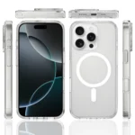 Camera Control Button Integrated MagSafe Clear Phone Case, For iPhone 16 Pro Max, For iPhone 16 Pro, For iPhone 16 Plus, For iPhone 16 - Image 2