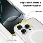 Camera Control Button Integrated MagSafe Clear Phone Case, For iPhone 16 Pro Max, For iPhone 16 Pro, For iPhone 16 Plus, For iPhone 16 - Image 6