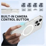 Camera Control Button Integrated MagSafe Clear Phone Case, For iPhone 16 Pro Max, For iPhone 16 Pro, For iPhone 16 Plus, For iPhone 16 - Image 7