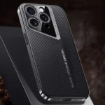 Carbon Fiber Texture PC Phone Case, For iPhone 13 Pro, For iPhone 13