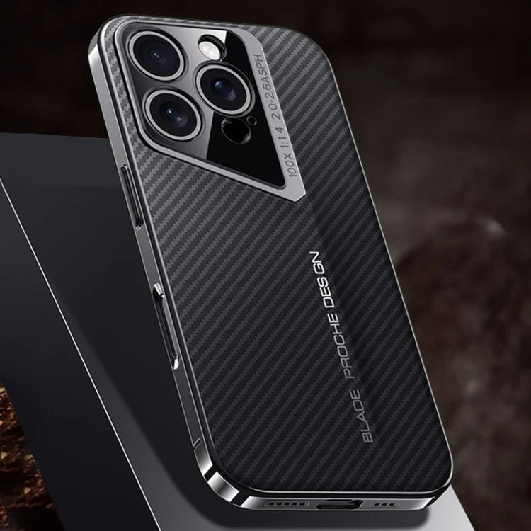 Carbon Fiber Texture PC Phone Case, For iPhone 16 Pro Max, For iPhone 16 Pro, For iPhone 16, For iPhone 15 Pro Max, For iPhone 15 Pro, For iPhone 15, For iPhone 14, For iPhone 14 Pro...
