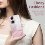 Gradient Glitter Powder Electroplated Phone Case, For OPPO Find X8, For OPPO Find X8 Pro - Image 3