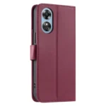 Ring Buckle Rhombic Leather Phone Case, For OPPO A17 4G / A17K Global, For OPPO A36 / A76  / A96 4G / K10 4G, For OPPO A16 4G / A55 5G / A54 45G, For OPPO A93 5G / A74 5G / A54 5G - Image 3