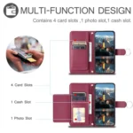 Ring Buckle Rhombic Leather Phone Case, For OPPO A3 4G / 5G / A60 5G, For OPPO A80 5G / A3 Pro, For OPPO Reno12 F 4G Global, For OPPO Reno12 Pro 5G Global - Image 6