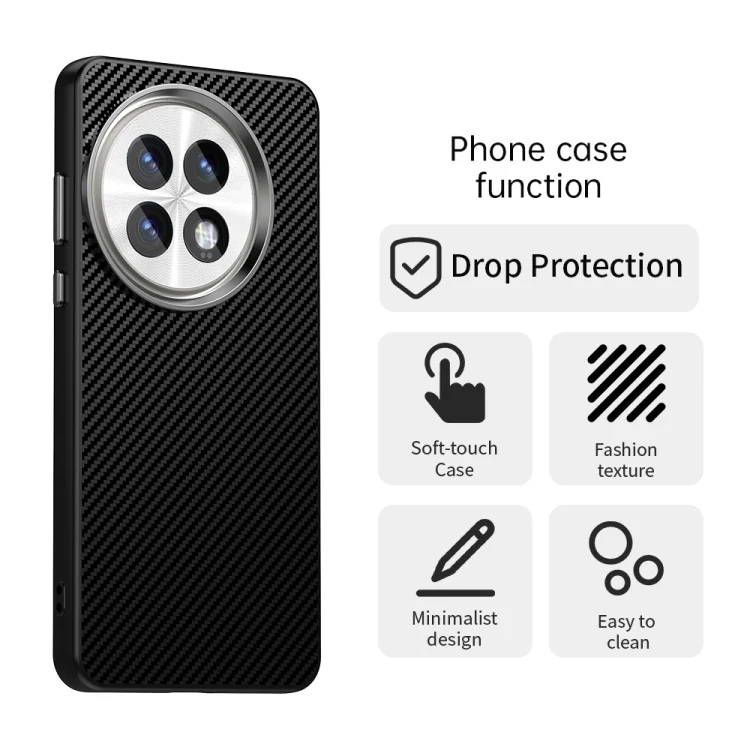 EDA007350303A_1.webp Carbon Fiber Series IMD Phone Case, For OnePlus 13, For OnePlus Nord CE4 Lite 5G, For OnePlus Nord CE4 - Image 2