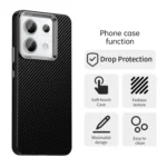 Carbon Fiber Series IMD Phone Case, For Redmi Note 13 Pro 5G, For Redmi K70 Pro, For Redmi K70 - Image 2