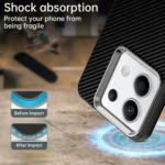 Carbon Fiber Series IMD Phone Case, For Redmi Note 13 Pro 5G, For Redmi K70 Pro, For Redmi K70 - Image 3