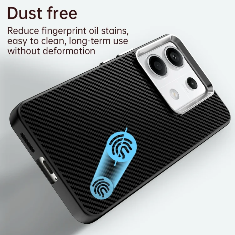 EDA007351217A_3.webp Carbon Fiber Series IMD Phone Case, For Redmi Note 13 Pro 5G, For Redmi K70 Pro, For Redmi K70 - Image 4