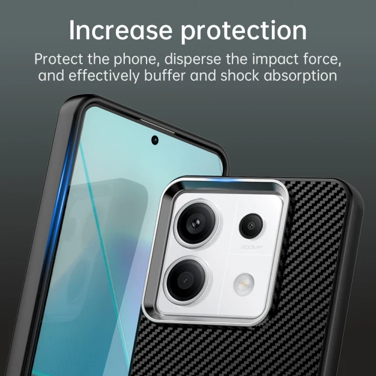 EDA007351217A_6.webp Carbon Fiber Series IMD Phone Case, For Redmi Note 13 Pro 5G, For Redmi K70 Pro, For Redmi K70 - Image 7