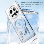 Ice Sense Series Graphene Cooling MagSafe Holder Phone Case, For Xiaomi 15 Ultra, For Xiaomi 15 Pro, For Xiaomi 15, For Xiaomi 14 Ultra, For Xiaomi 14 Pro, For Xiaomi 14 - Image 4