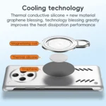 Ice Sense Series Graphene Cooling MagSafe Holder Phone Case, For OPPO Find X8, For OPPO Find X8 Pro - Image 6
