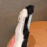 W-texture Plush PU Hybrid PC Phone Case with Doll Keychain, For iPhone 14 Pro, For iPhone 14 Pro Max, For iPhone 13 Pro Max, For iPhone 13 Pro, For iPhone 13 - Image 4