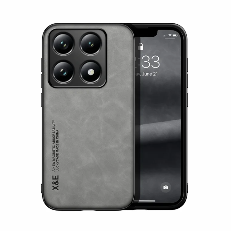 Skin Feel Magnetic Leather Back Phone Case, For Xiaomi 14T Pro, For Xiaomi 14T, For Xiaomi 12T Pro