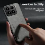 Skin Feel Magnetic Leather Back Phone Case, For Xiaomi 14T Pro, For Xiaomi 14T, For Xiaomi 12T Pro - Image 4