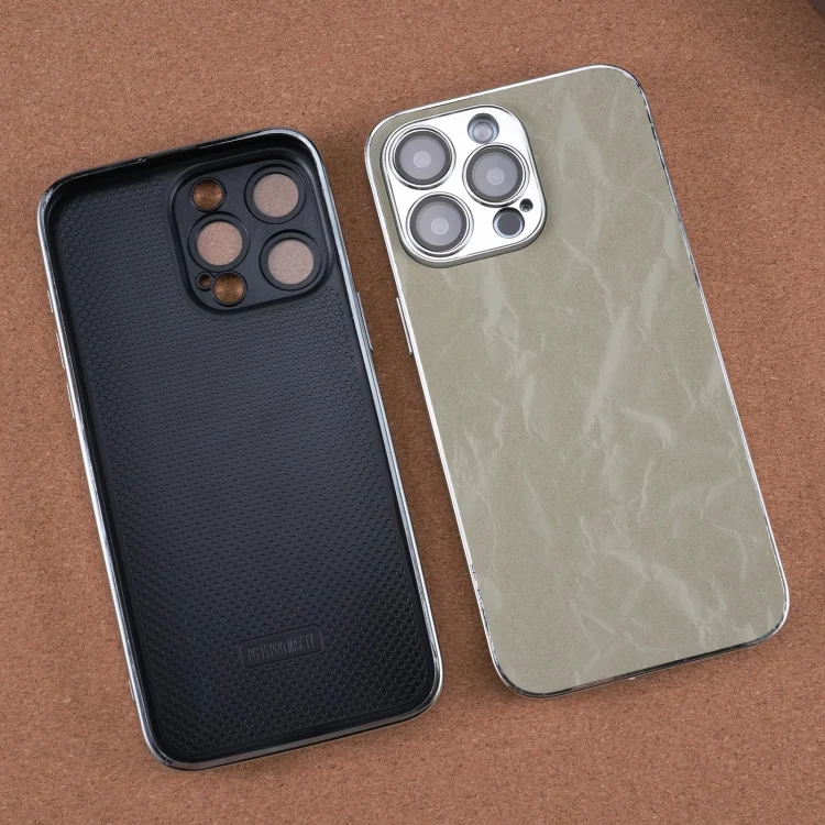 EDA0073563_B2.webp Electroplating Snowflake PC Hybrid TPU Phone Case, For iPhone 12 Pro, For iPhone 11 Pro Max, For iPhone 11 - Image 3