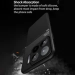 Classic Tilt Strip Grain Magnetic PC Hybrid TPU Phone Case, For Xiaomi 15S Pro, For Xiaomi 15 Ultra, For Xiaomi Poco M7 Pro 5G, For Xiaomi 15 Pro, For Xiaomi 15 - Image 5