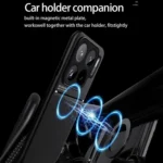 Classic Tilt Strip Grain Magnetic PC Hybrid TPU Phone Case, For Xiaomi 15S Pro, For Xiaomi 15 Ultra, For Xiaomi Poco M7 Pro 5G, For Xiaomi 15 Pro, For Xiaomi 15 - Image 6