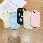 Creative 3D Duck Design Sliding Window Full Coverage Phone Case, For iPhone X / XS, For iPhone XR, For iPhone XS Max - Image 2