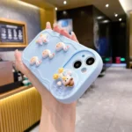 Creative 3D Duck Design Sliding Window Full Coverage Phone Case, For iPhone X / XS, For iPhone XR, For iPhone XS Max - Image 5