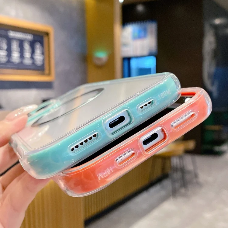 EDA0073608_B6.webp 3 in 1 Airbag CD Texture MagSafe Phone Case, For iPhone 12 Pro Max, For iPhone 12 Pro - Image 7