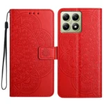 Flower Embossed Leather Phone Case, For Xiaomi 14T Pro, For Xiaomi 14T