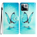 Colored Drawing Leather Phone Case, For Xiaomi 15 Pro, For Xiaomi 15