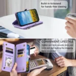 Leather Stitching Multi-card Slot Zipper Phone Case, For Xiaomi 15 Pro, For Xiaomi 15 - Image 6