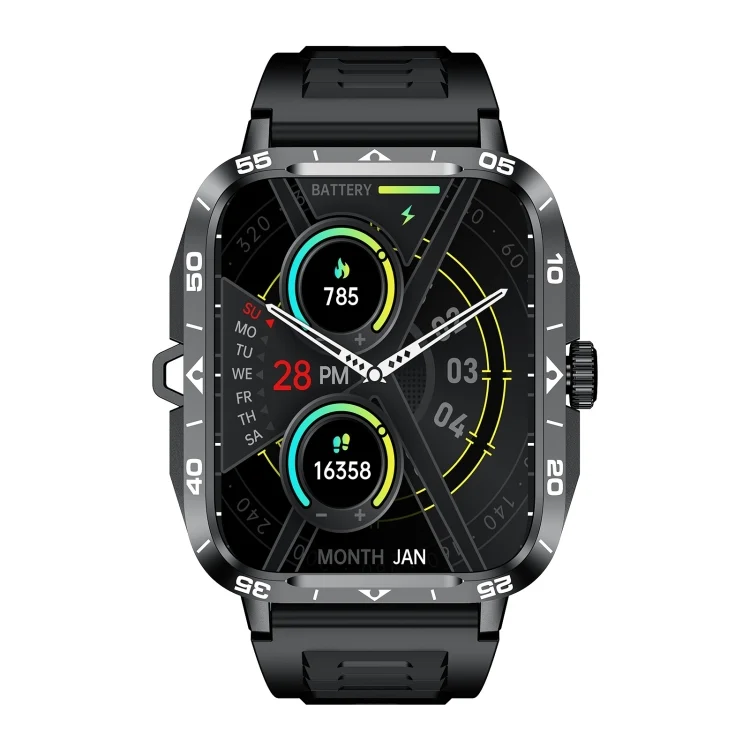 EDA007367701A_2.webp ZW59 1.95 inch BT Call Sports Smart Watch, Blood Oxygen / Heart Rate / Remote Photography - Image 11