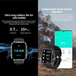 ZW59 1.95 inch BT Call Sports Smart Watch, Blood Oxygen / Heart Rate / Remote Photography - Image 4