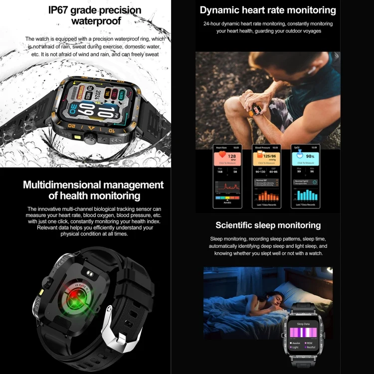 EDA0073677_B5.webp ZW59 1.95 inch BT Call Sports Smart Watch, Blood Oxygen / Heart Rate / Remote Photography - Image 6