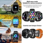 ZW59 1.95 inch BT Call Sports Smart Watch, Blood Oxygen / Heart Rate / Remote Photography - Image 8