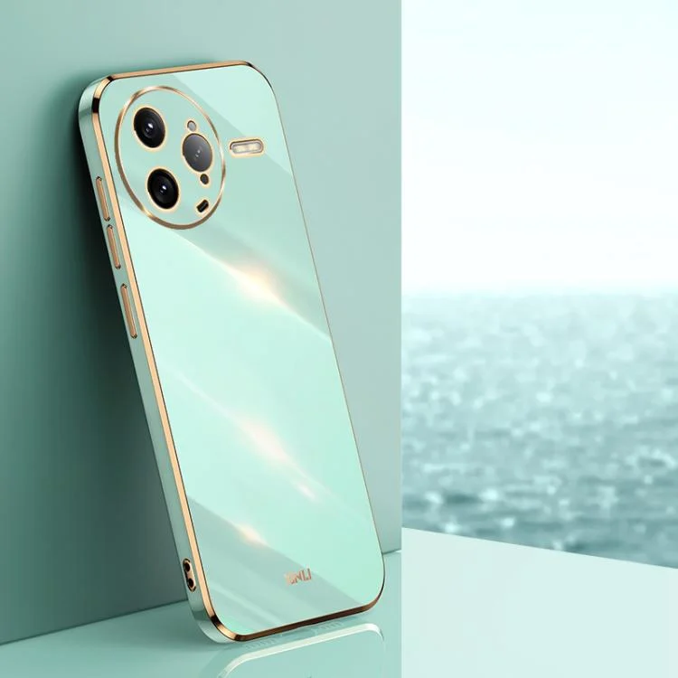 XINLI Straight Edge 6D Electroplate TPU Phone Case, For Redmi K80 Pro, For Redmi K80