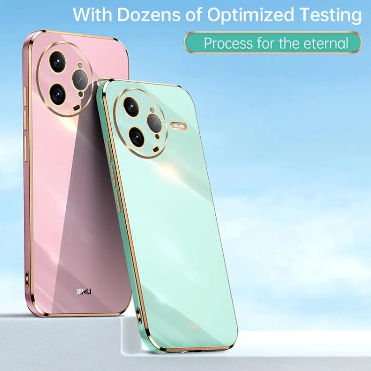EDA007368705A_1.webp XINLI Straight Edge 6D Electroplate TPU Phone Case, For Redmi K80 Pro, For Redmi K80 - Image 2