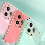XINLI Straight Edge 6D Electroplate TPU Phone Case, For Redmi K80 Pro, For Redmi K80 - Image 5