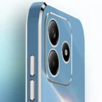 XINLI Straight 6D Plating Gold Edge TPU Shockproof Case with Ring Holder, For Redmi Note 14 5G, For Redmi Note 14 Pro+ 5G - Image 3