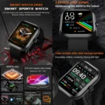 ZW65 2.01 inch Fitness Smart Watch, Blood Oxygen / Blood Pressure / Heart Rate - Image 2