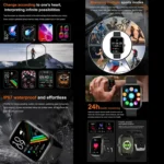ZW65 2.01 inch Fitness Smart Watch, Blood Oxygen / Blood Pressure / Heart Rate - Image 3