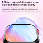 LC88 2 inch Square Screen BT Call Smart Watch, Heart Rate / Blood Pressure / Blood Oxygen / Sleep Monitoring - Image 3