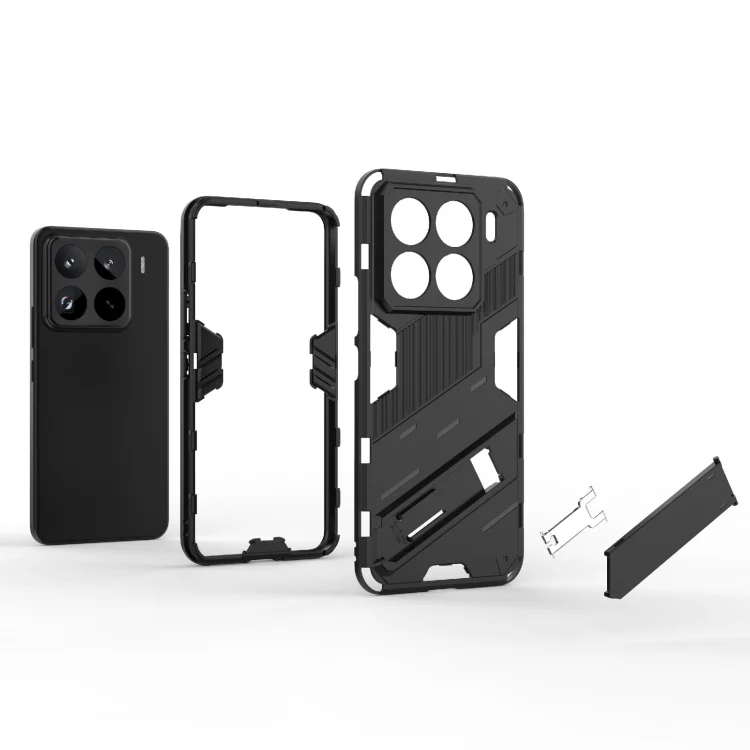 EDA007370401A_5.webp Punk Armor 2 in 1 PC + TPU Phone Case with Holder, For Xiaomi 15 Pro 5G - Image 6