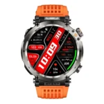 HT30 1.7 inch IP68 Waterproof Silicone Band Smart Watch, Support Flashlight / Banknote Detector Light / Compass - Image 12