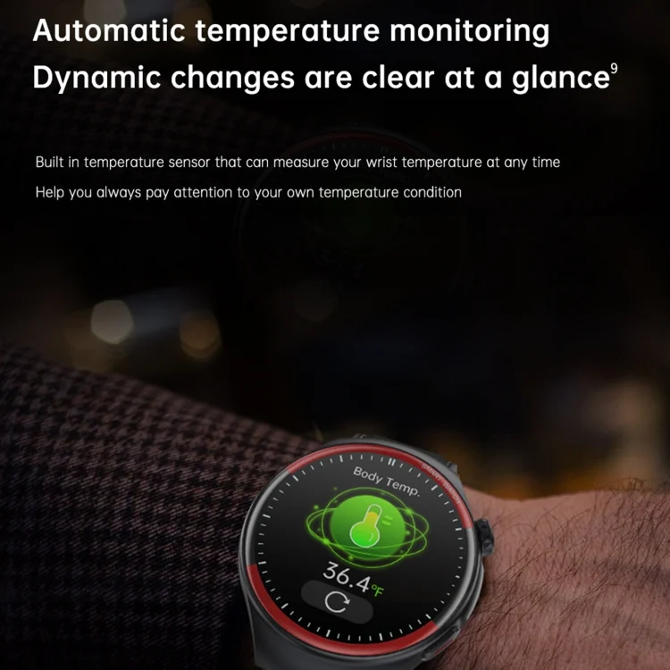 EDA0073706_B10.webp T82 1.43 inch Round Screen BT Call Smart Watch, Heart Rate / Blood Pressure / Blood Oxygen / Sleep / Blood Sugar / HRV / Metope / SOS - Image 11