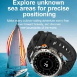 HT30 1.7 inch IP68 Waterproof Camouflage Silicone Band Smart Watch, Support Flashlight / Banknote Detector Light / Compass - Image 6