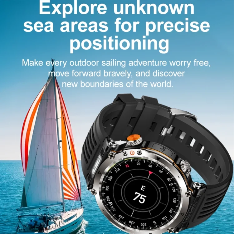 EDA0073708_B5.webp HT30 1.7 inch IP68 Waterproof Camouflage Silicone Band Smart Watch, Support Flashlight / Banknote Detector Light / Compass - Image 6