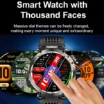 HT30 1.7 inch IP68 Waterproof Camouflage Silicone Band Smart Watch, Support Flashlight / Banknote Detector Light / Compass - Image 10