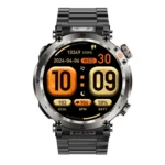 HT30 1.7 inch IP68 Waterproof Steel Band Smart Watch, Support Flashlight / Banknote Detector Light / Compass - Image 12
