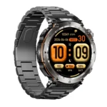HT30 1.7 inch IP68 Waterproof Steel Band Smart Watch, Support Flashlight / Banknote Detector Light / Compass - Image 13
