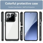Colorful Series Acrylic Hybrid TPU Phone Case, For Xiaomi 15 Pro, For Xiaomi 15 - Image 2